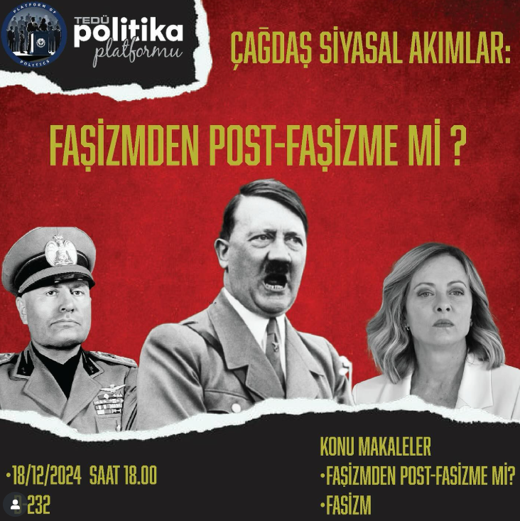Faşizmden Post-Faşizme mi?