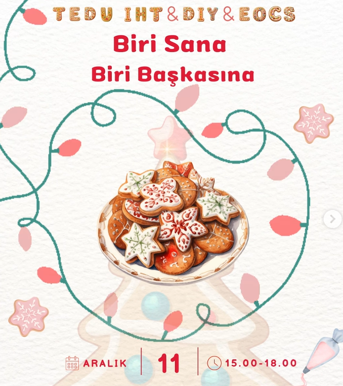 Yılbaşı Kurabiye Süsleme Etkinliğimiz “Biri Sana, Biri Başkasına”