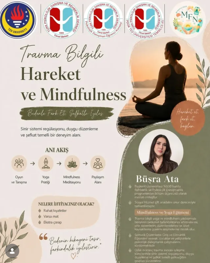 Travma Bilgili Hareket ve Mindfulness Atölyesi
