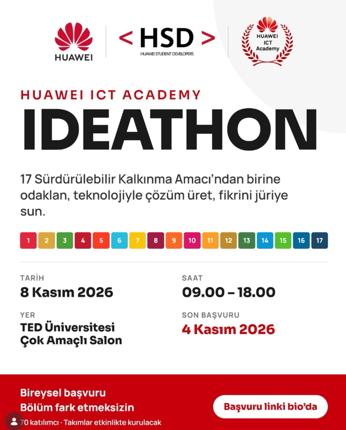 HUAWEI ICT Academy Ideathon: Fikrinle Dünyayı Değiştirmeye Hazır mısın?