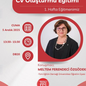 CV Oluşturma Etkinliği