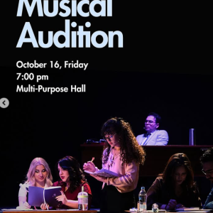 Musical Auditions Are Beginning!